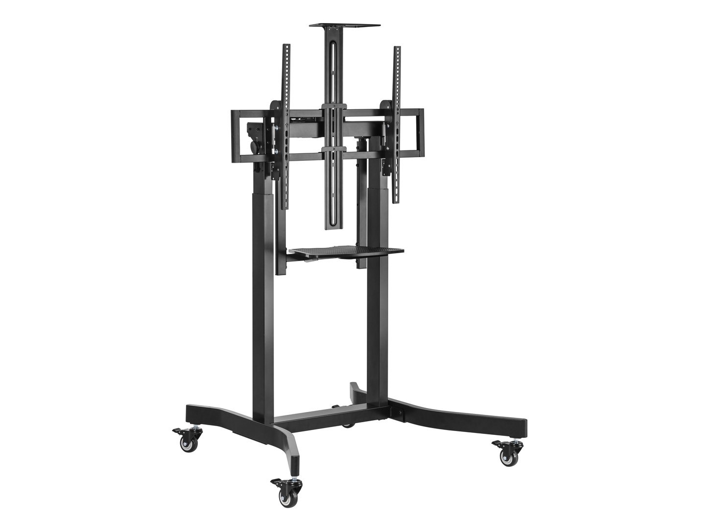 Stalak za TV EQUIP (55-100", 1TFT, 120kg, 1 polica, crna, lite Retail)-0