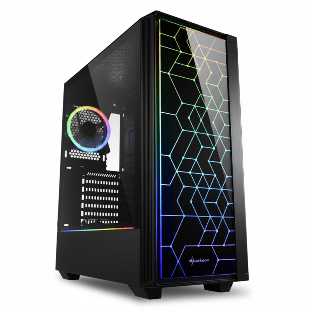 Kućište SHARKOON RGB LIT 100-0