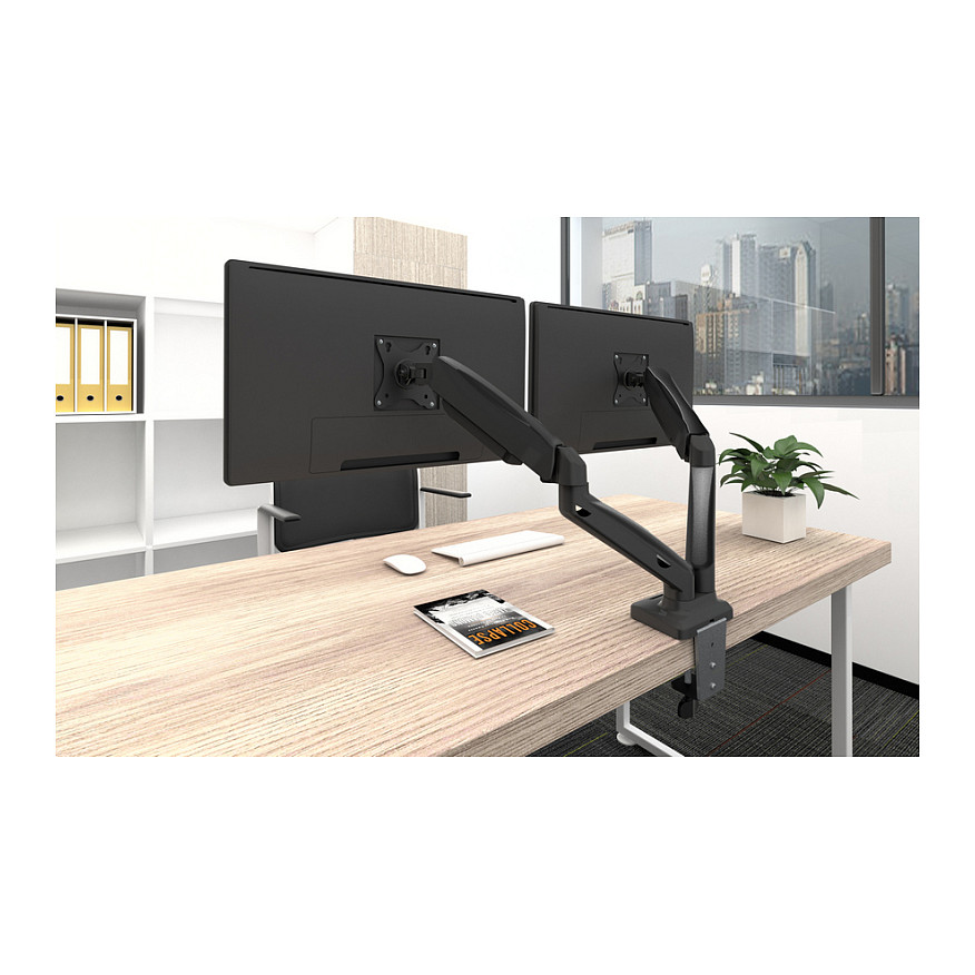 Stalak za stol Equip (za 2 monitora 17"-32", 360° rotacija)-8