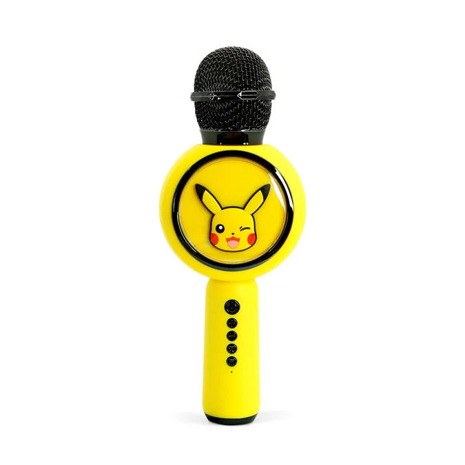 Karaoke mikrofon OTL Techonologies s LED osvjetljenjem Popsing Pokemon Pikachu, žuti-0