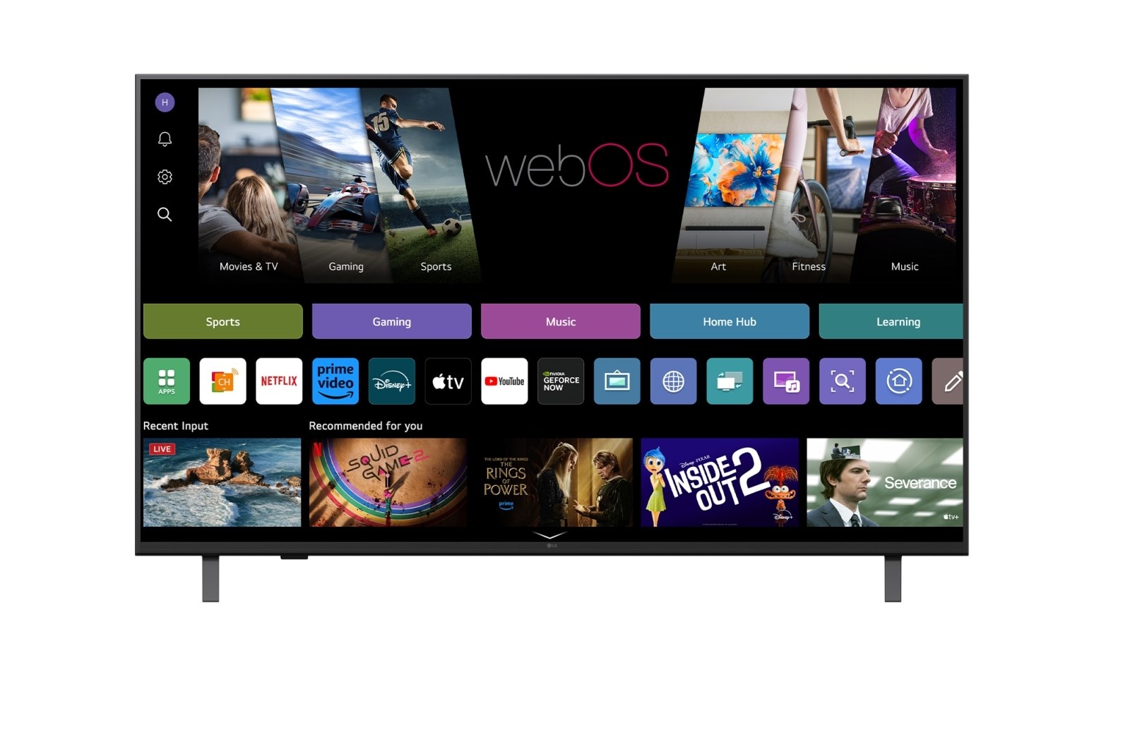 TV LG LED 50UA75003LA webOS 25 (127 cm, 4K UHD, HDR10 Pro, AI Sound Pro, Smart TV)-2