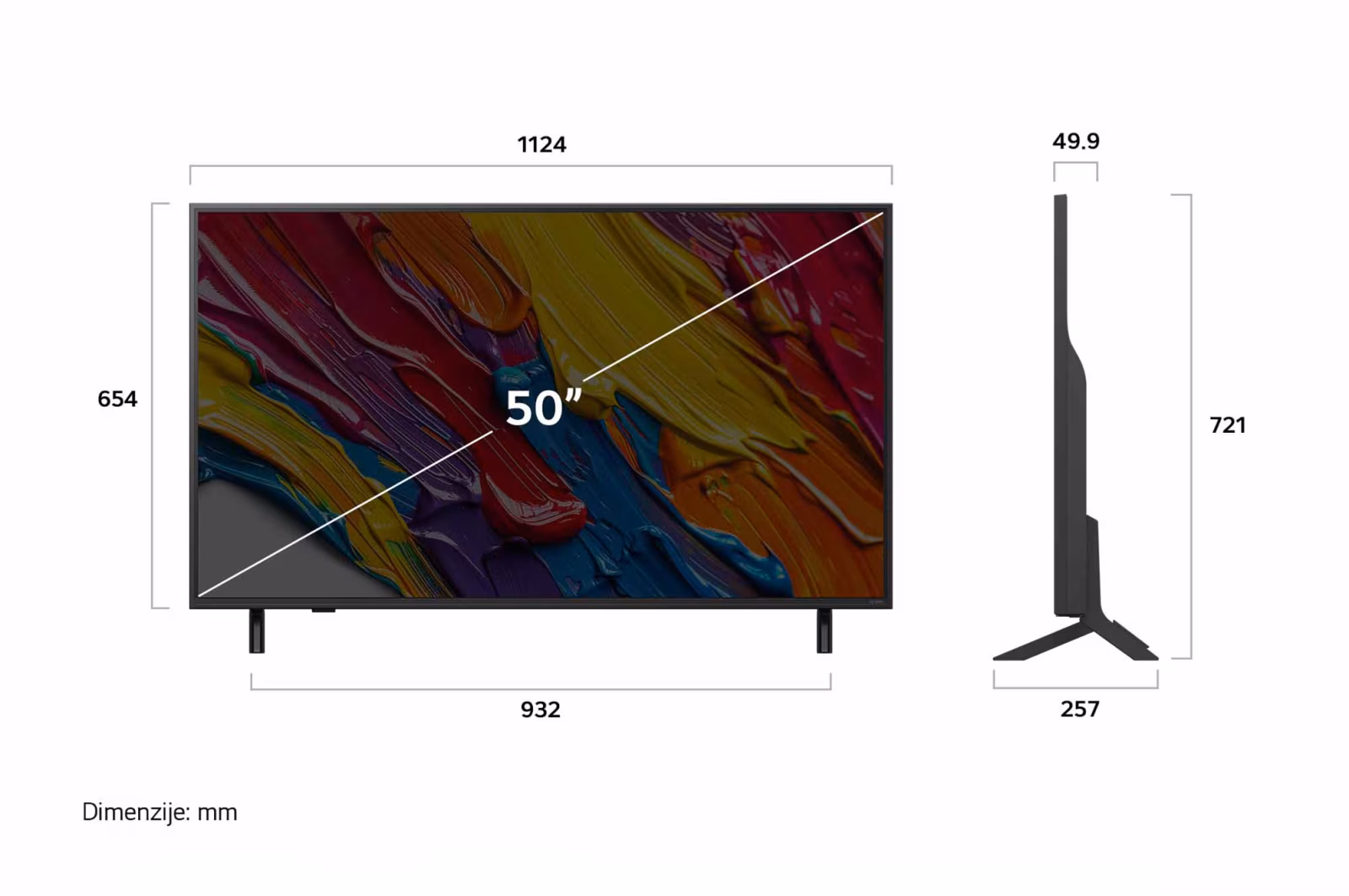 TV LG 50QNED84A3C (127 cnm, 4K UHD, Smart TV, HDR10, DVB-T2/T/C/S2/S)-3