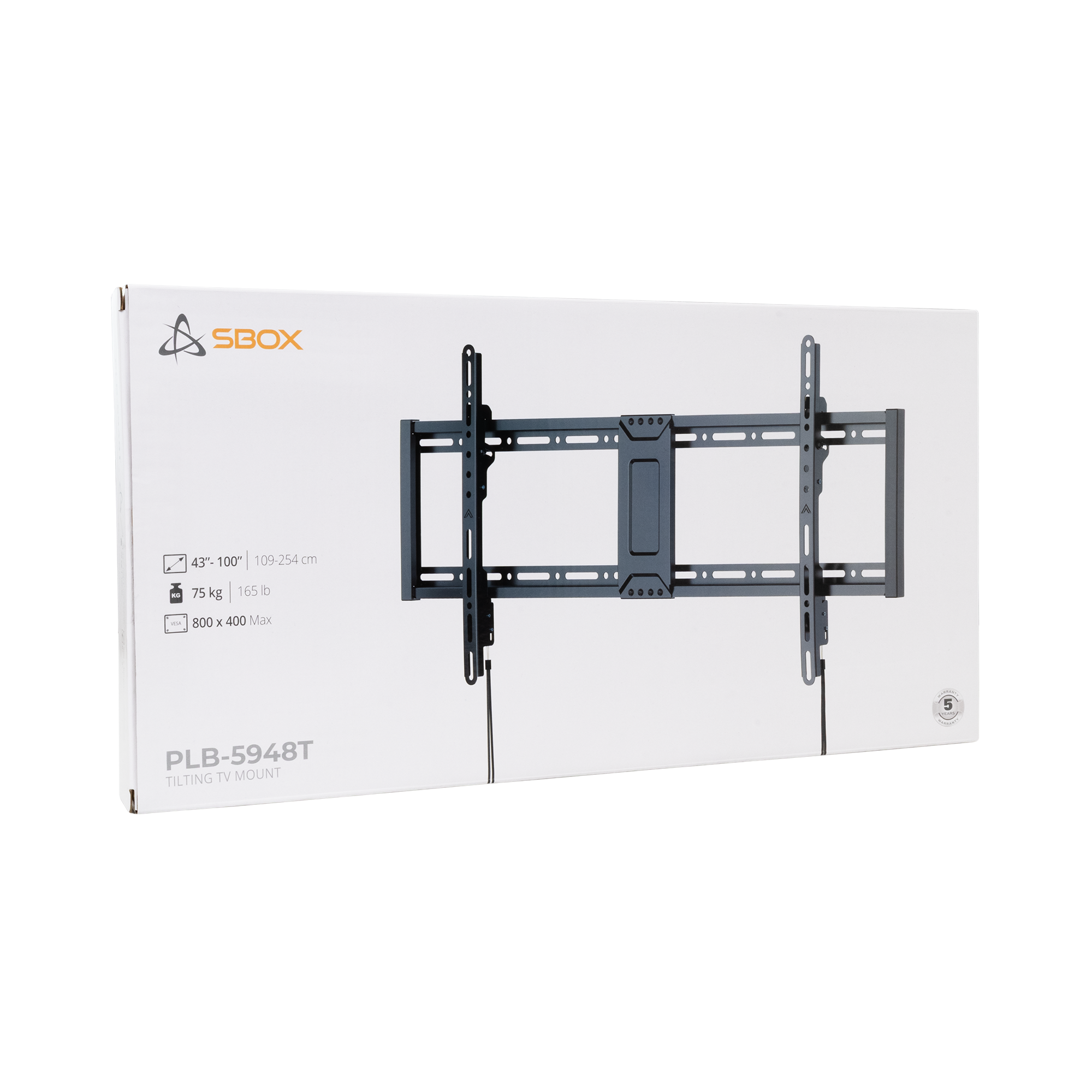 Zidni nosač za TV SBOX PLB-5948T-2, nagibni-13