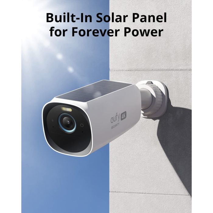 Nadzorna kamera ANKER EUFY eufyCam 3 3pak + HomeBase 3, T88723W1, solarna-1