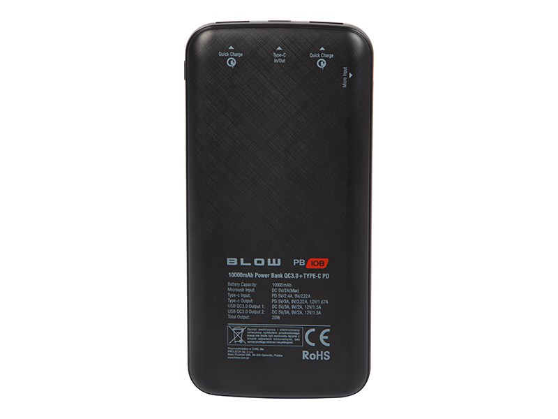 Power Bank BLOW PB10B 10000mAh QC 20W-4