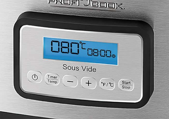 Aparat za sous vide PROFICOOK PC-SV 1112 8 L 520 W crna boja, nehrđajući čelik-2