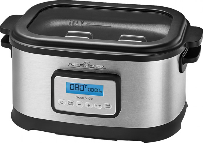 Aparat za sous vide PROFICOOK PC-SV 1112 8 L 520 W crna boja, nehrđajući čelik-0