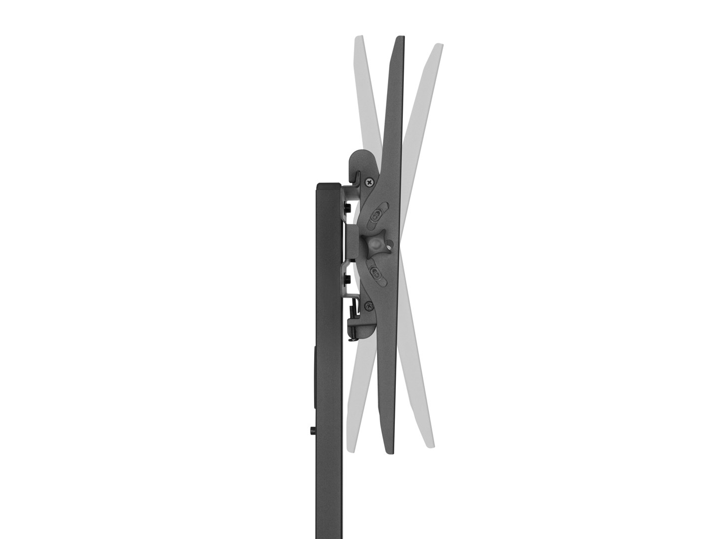 Stalak za TV EQUIP (32"-55", do 35 kg, 1 TFT, 1 polica, crna boja)-4