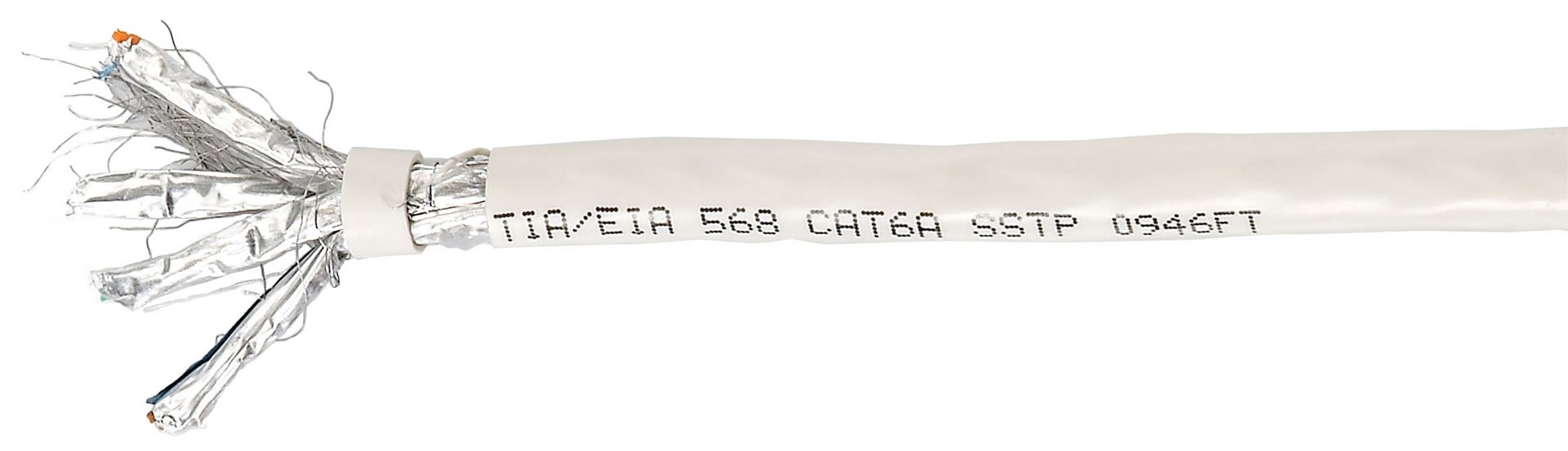 Instalacijski kabel Equip Cat6A S/FTP 4P23 100m sivi LSZH