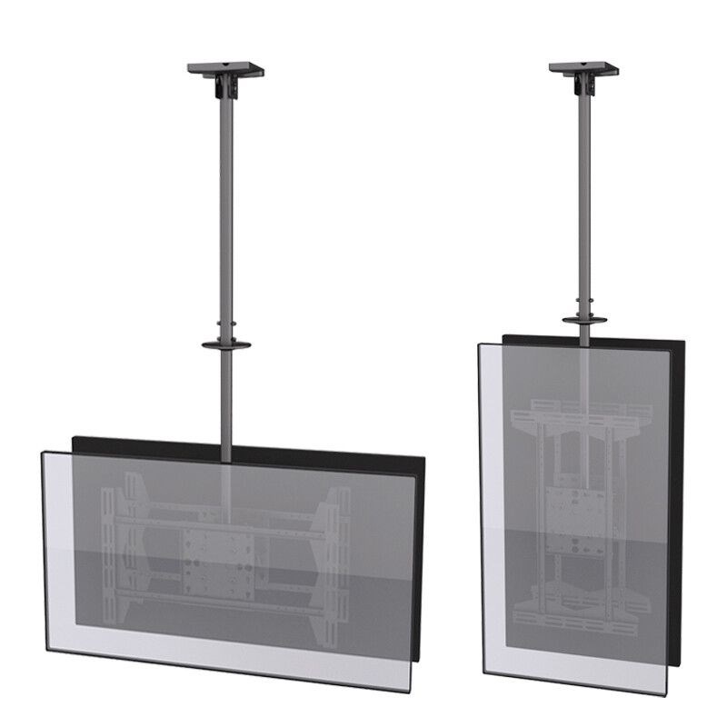 Zidni nosač za TV EQUIP 2-zglobni (39"-75", 40kg, nagibni, crni)-4