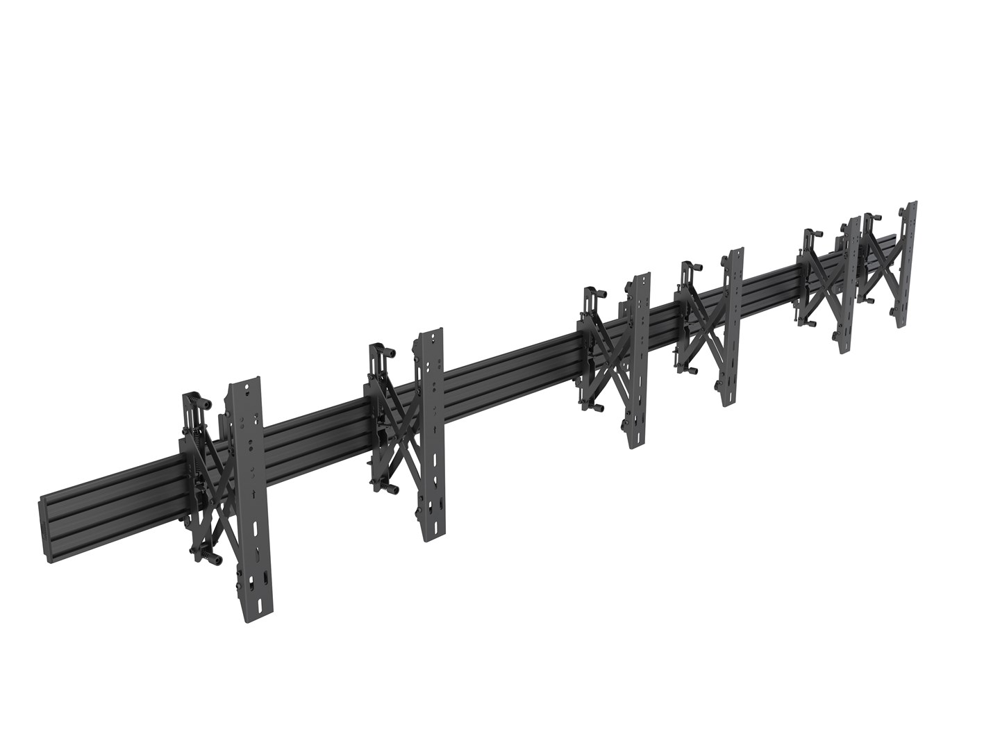Zidni nosač za TV EQUIP 1TFT 1Pivot (32"-65", 30kg, crni)-2
