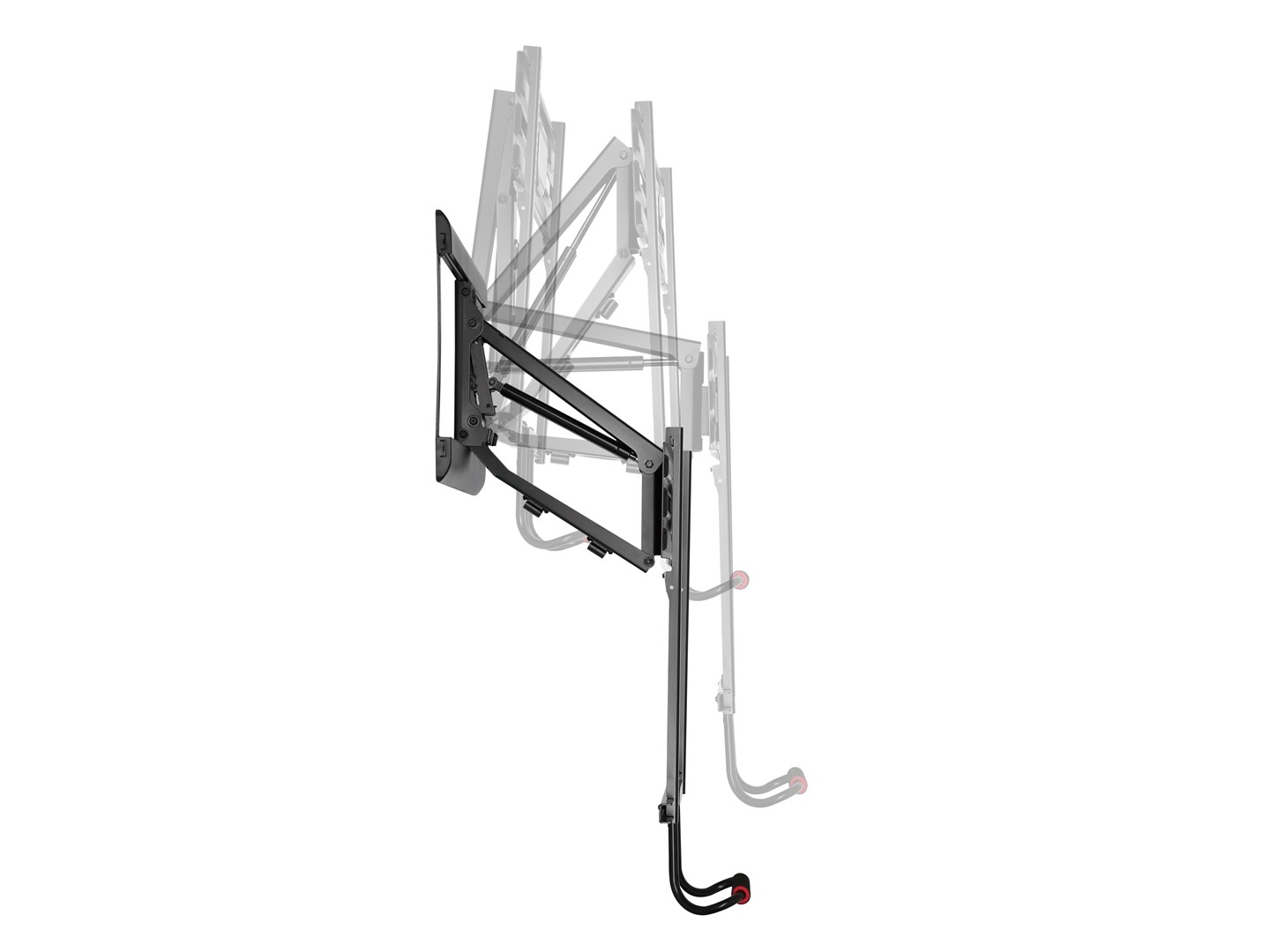 Zidni nosač za TV EQUIP 4A (43"-50", do 35kg, puni pokret, crni)-8