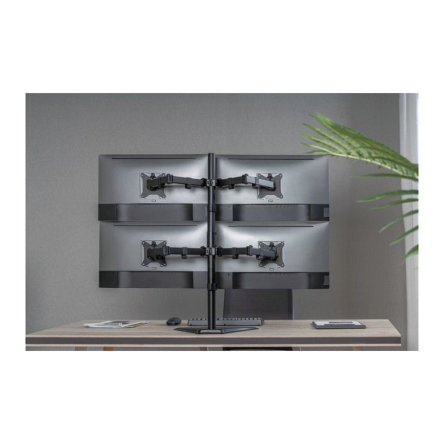 Stolni nosač EQUIP za 4 monitora (17"-32", do 9kg)-7