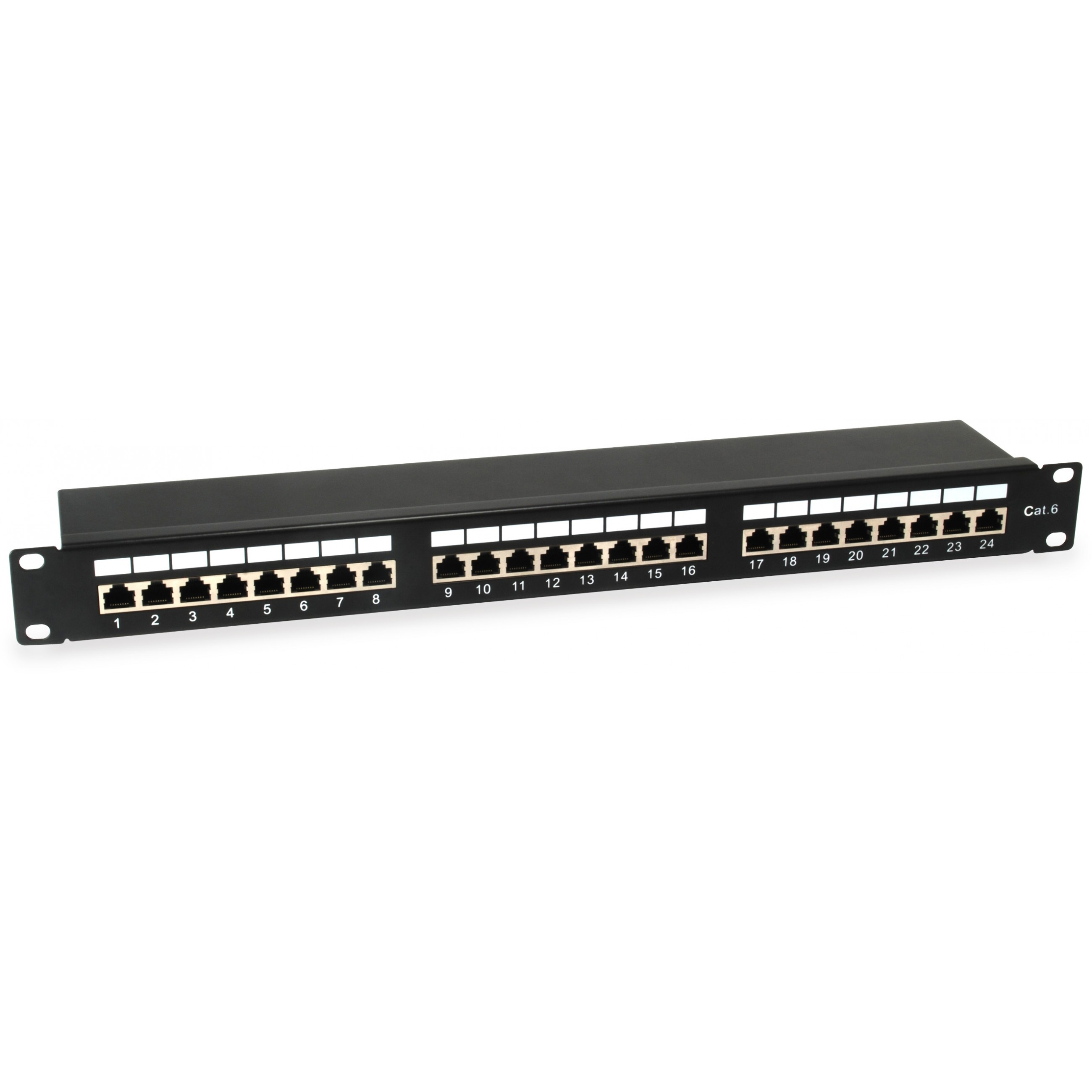 Patch panel 24xRJ45 FTP 1U-0