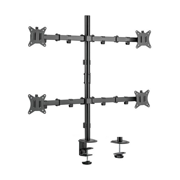 Stalak za stol Equip za 4 TFT monitora (17"-32", 360° podesiv)