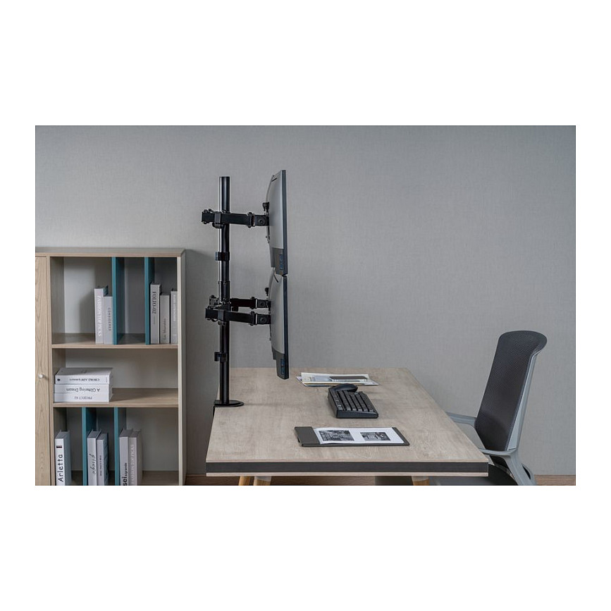 Stalak za stol Equip za 4 TFT monitora (17"-32", 360° podesiv)-6