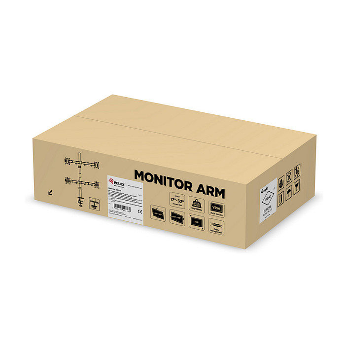 Stalak za stol Equip za 4 TFT monitora (17"-32", 360° podesiv)-8