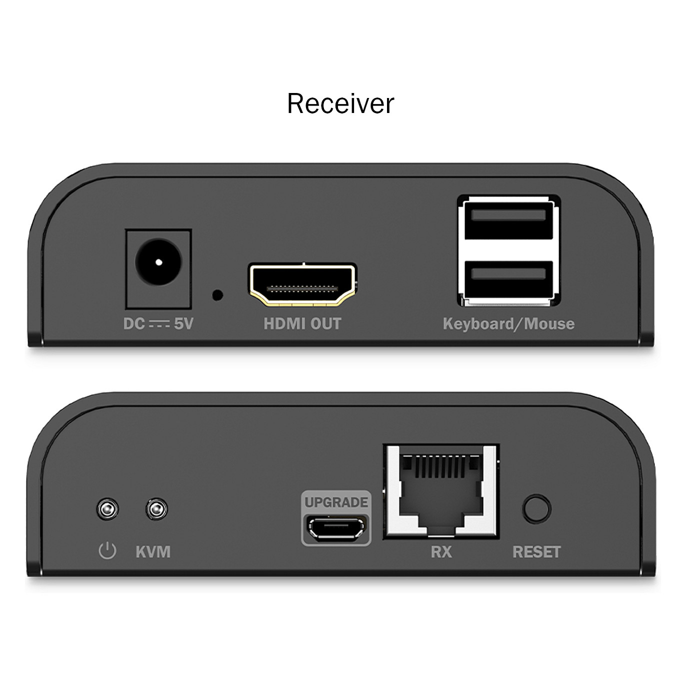 HDMI Extender Set DIGITUS KVM over IP (4K/60Hz, USB 2.0, do 200m, Touch Screen)-3