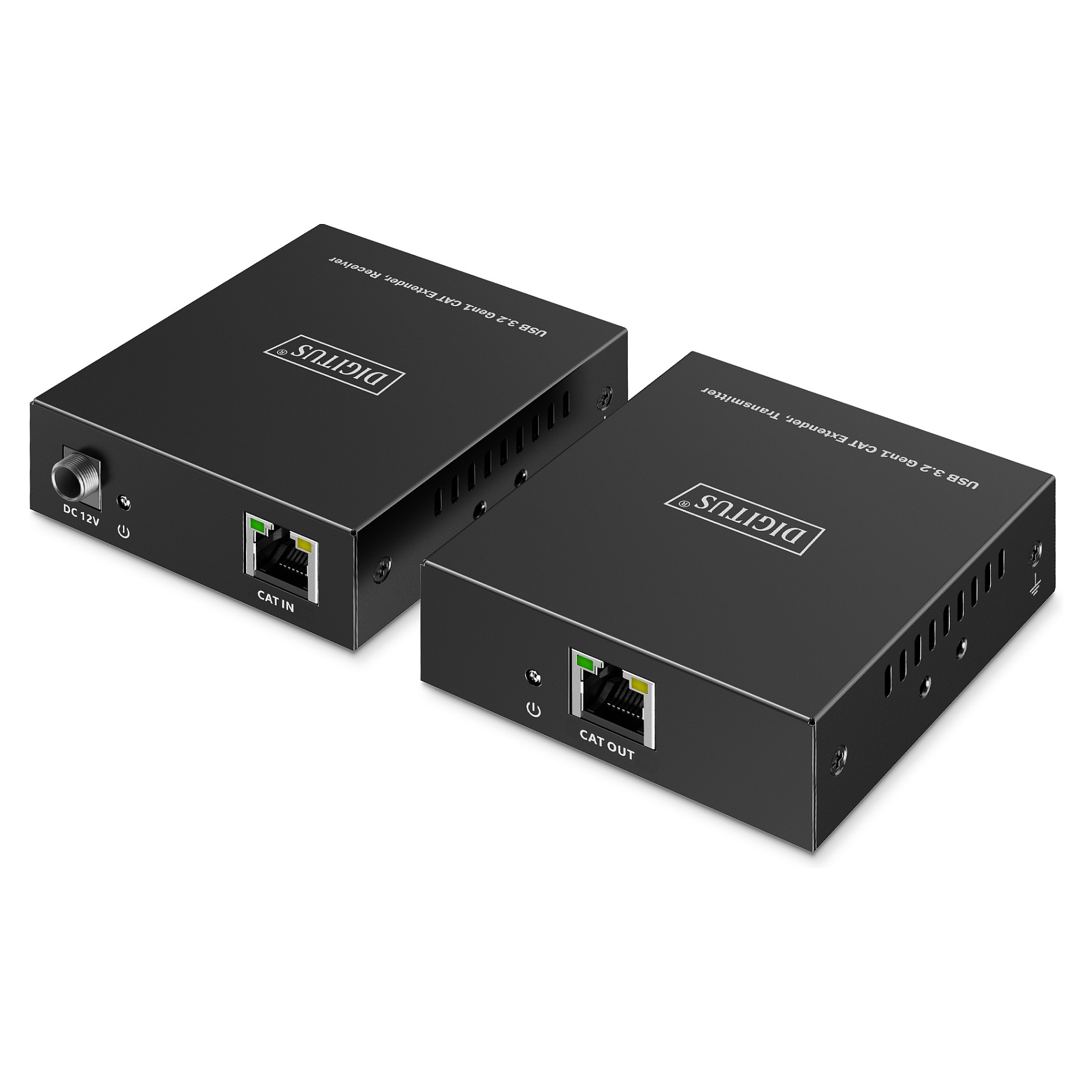 Extender DIGITUS po uvijenom paru kabela cat.6A USB 3.1 Gen1 do 100m, 3x USB-A, 1x USB-C do 5 Gbps, 1x RJ45 (Gigabit Ethernet) - set (prijemnik/predajnik)-3