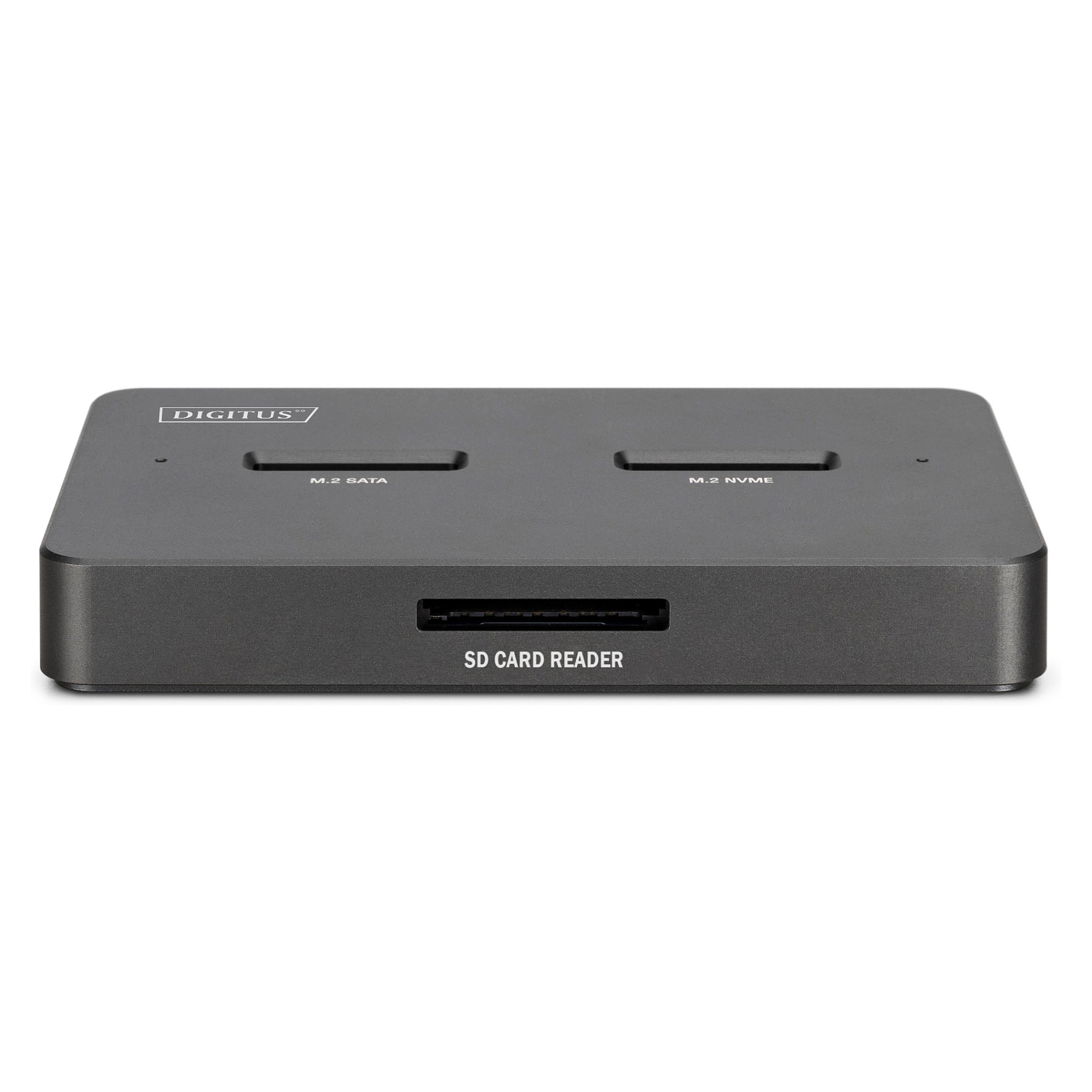 USB-C 3.2 Gen2 Docking Station for M.2 Duo NVMe SSDs and SATA (max. 2x 4 TB) with SD-Express 7.1 card reader (max. 2 TB), black-5