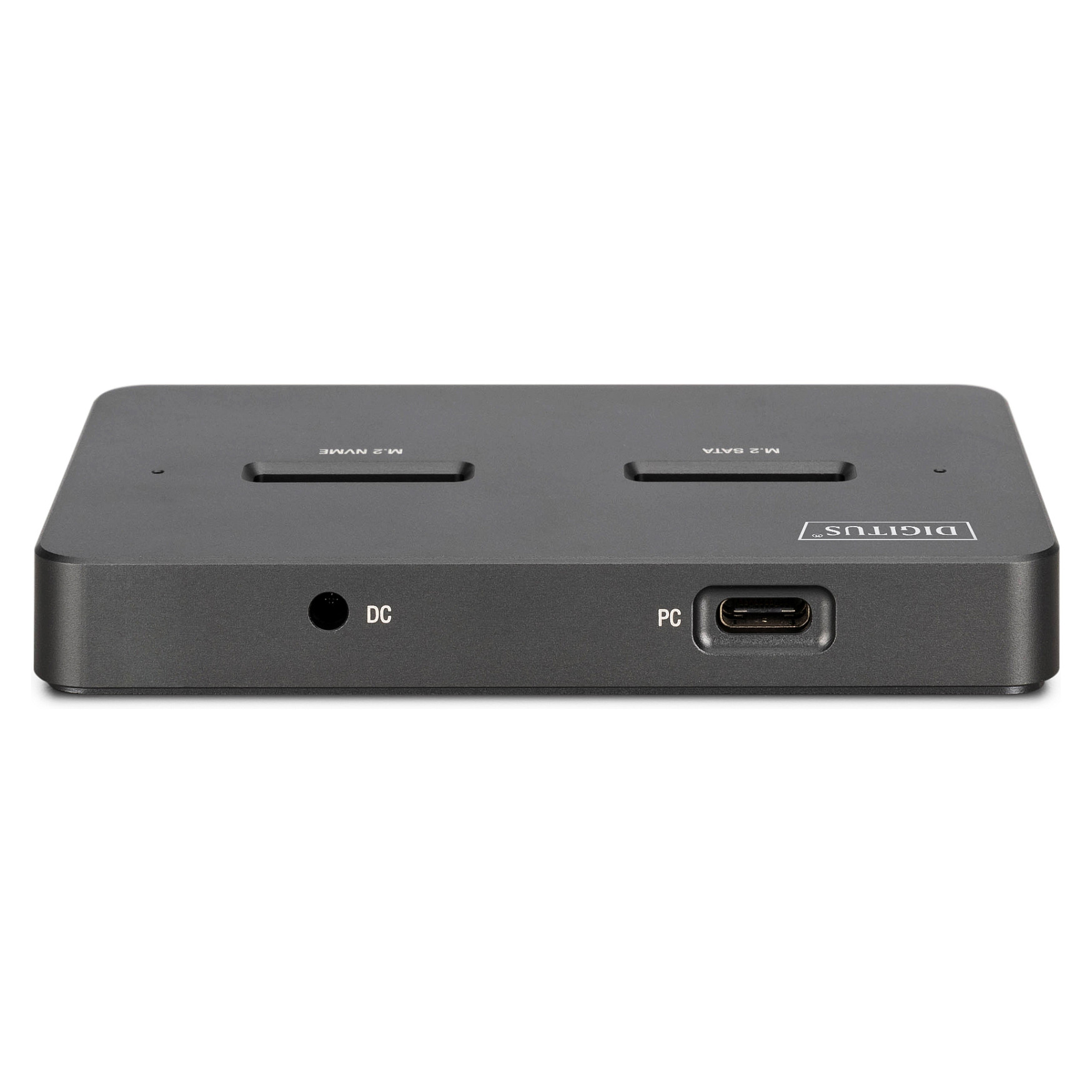 USB-C 3.2 Gen2 Docking Station for M.2 Duo NVMe SSDs and SATA (max. 2x 4 TB) with SD-Express 7.1 card reader (max. 2 TB), black-6
