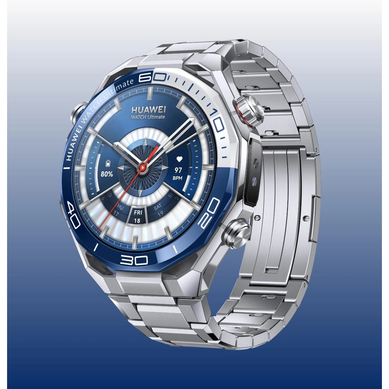 Pametni sat HUAWEI WATCH ULTIMATE 2 (48,5 mm, plavi)-4