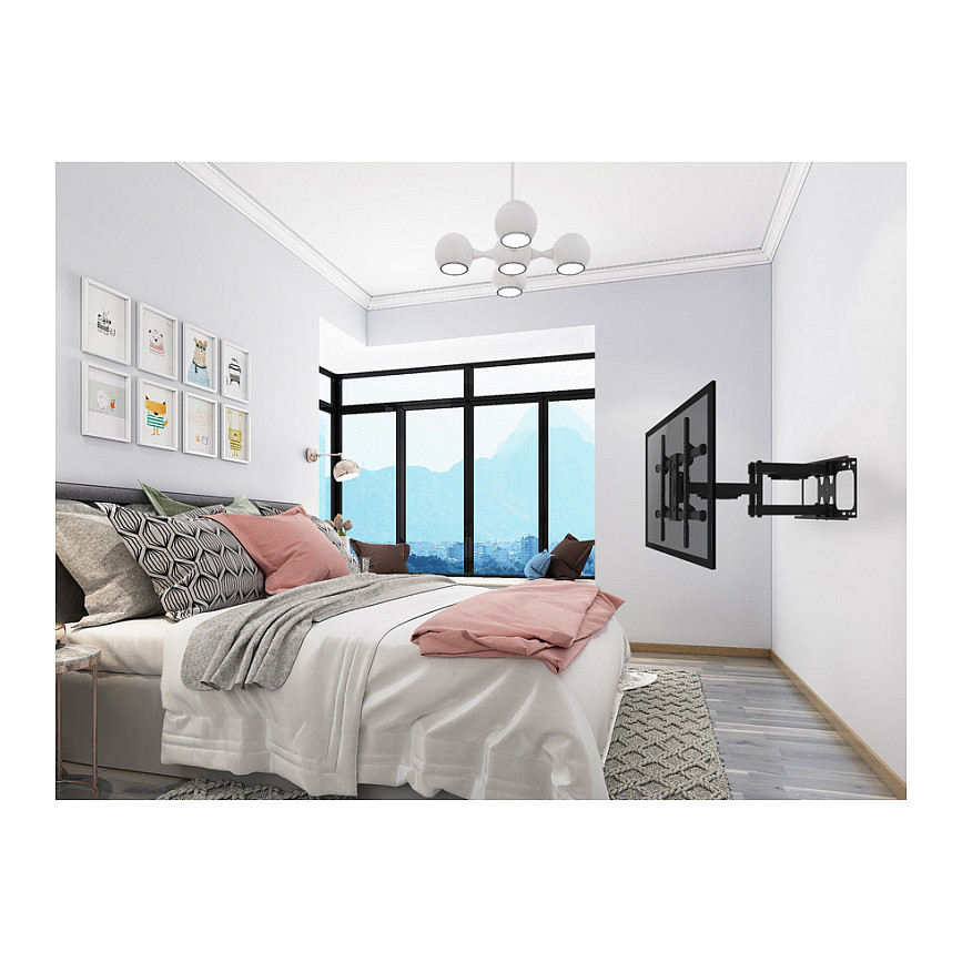Zidni nosač za TV EQUIP 650616 Pro (37"-90", do 75kg, Full-Motion)-6