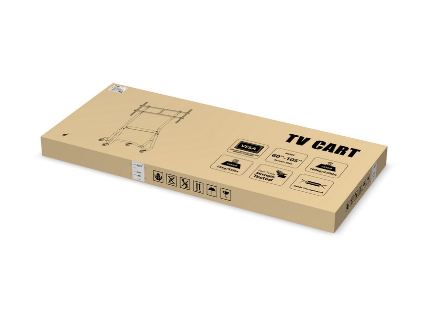 STALAK ZA TV KOLICA EQUIP (60"-105", do 100kg)-9