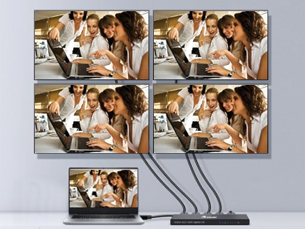 Video Splitter EQUIP 332717 (4x HDMI)-1