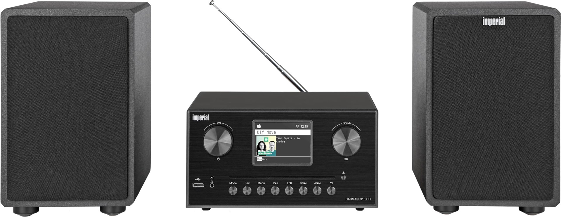 Hibridni radio IMPERIAL DABMAN i310 (DAB+/FM/Internet, Bluetooth, Wi-Fi, Spotify Connect) crni-3