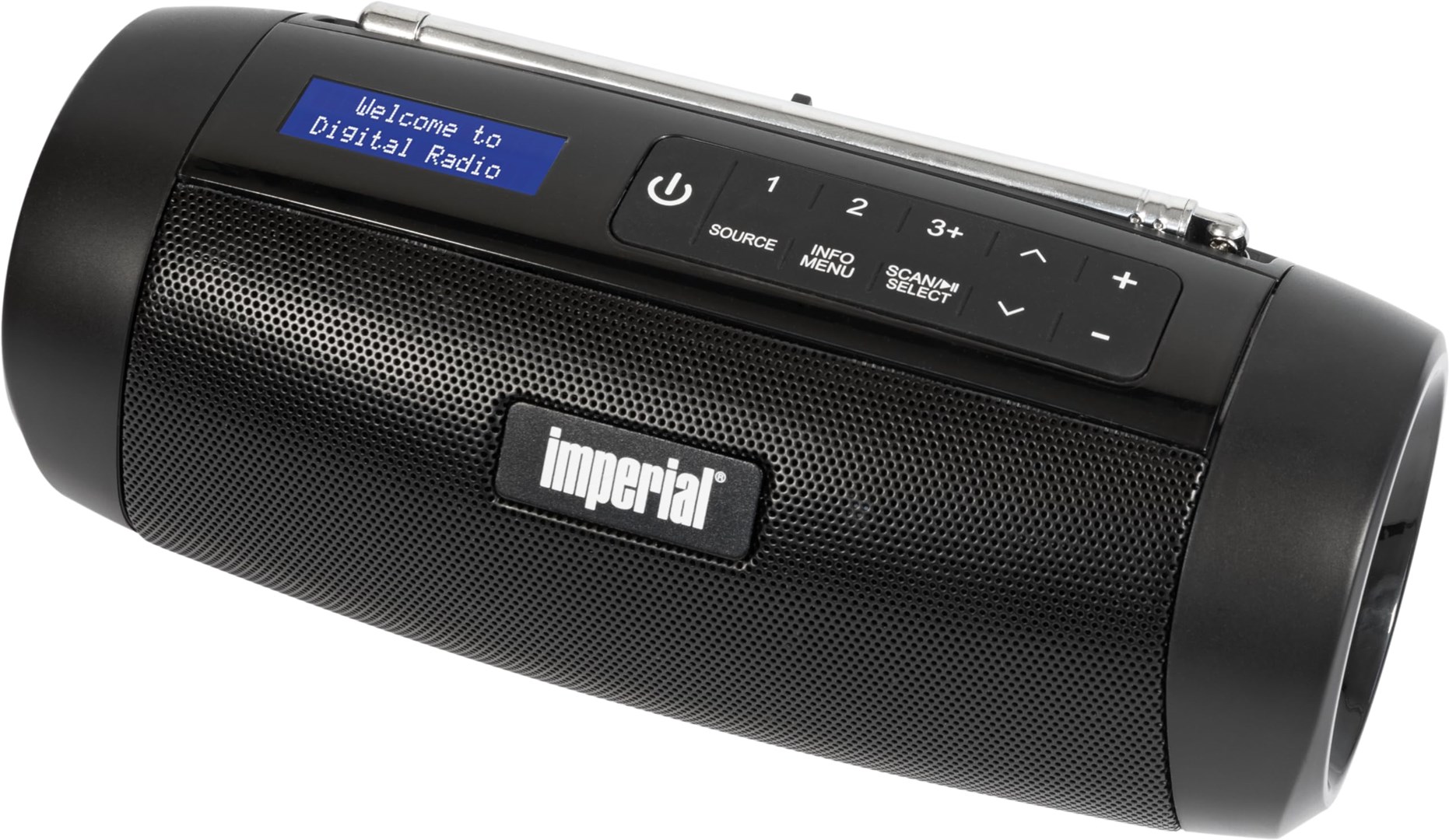 Prijenosni radio IMPERIAL DABMAN GO (DAB+, FM, crni)-0