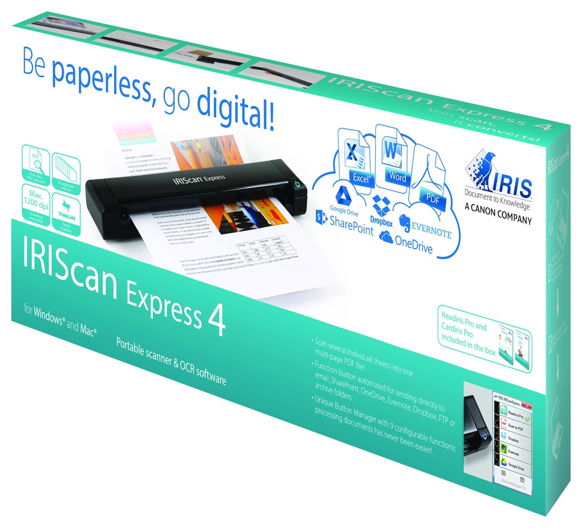 I.R.I.S. IRIScan Express 4 Sheet-fed scanner 1200 x 1200 DPI A4 Black-9