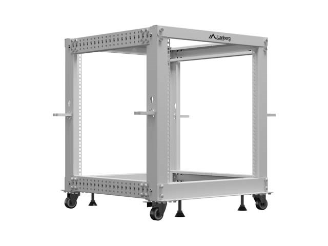 Mrežni ormar LANBERG OR01-1261-S Open Rack 12U (19", podesiva dubina 600-1100mm, 100kg nosivost)-0