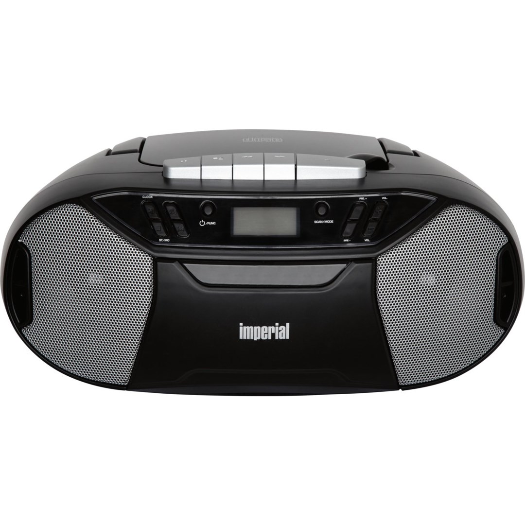 Prijenosni radio TELESTAR PBB 1 (CD/MP3 player, FM radio, USB, 2W) crni