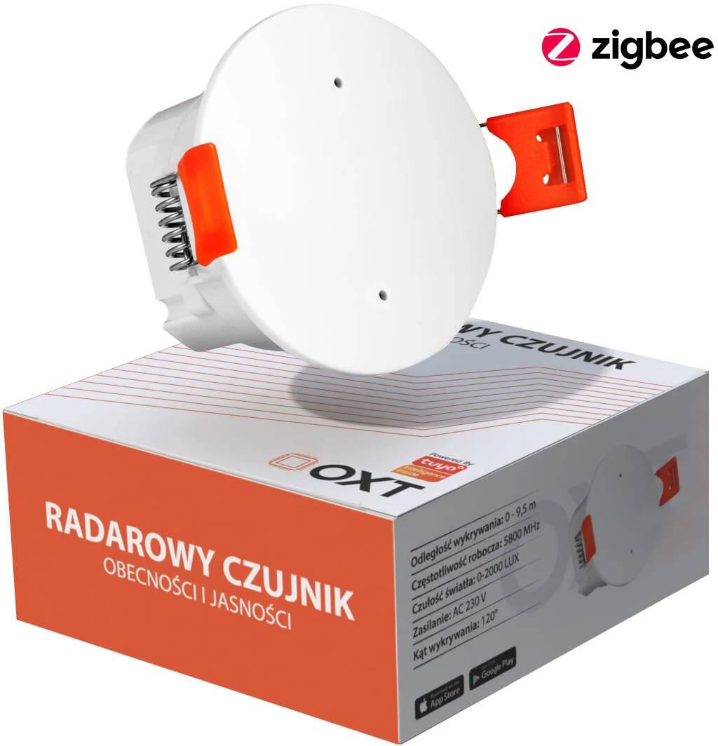 OXT Brightness Presence Radar Sensor 230V ZigBee TUYA
