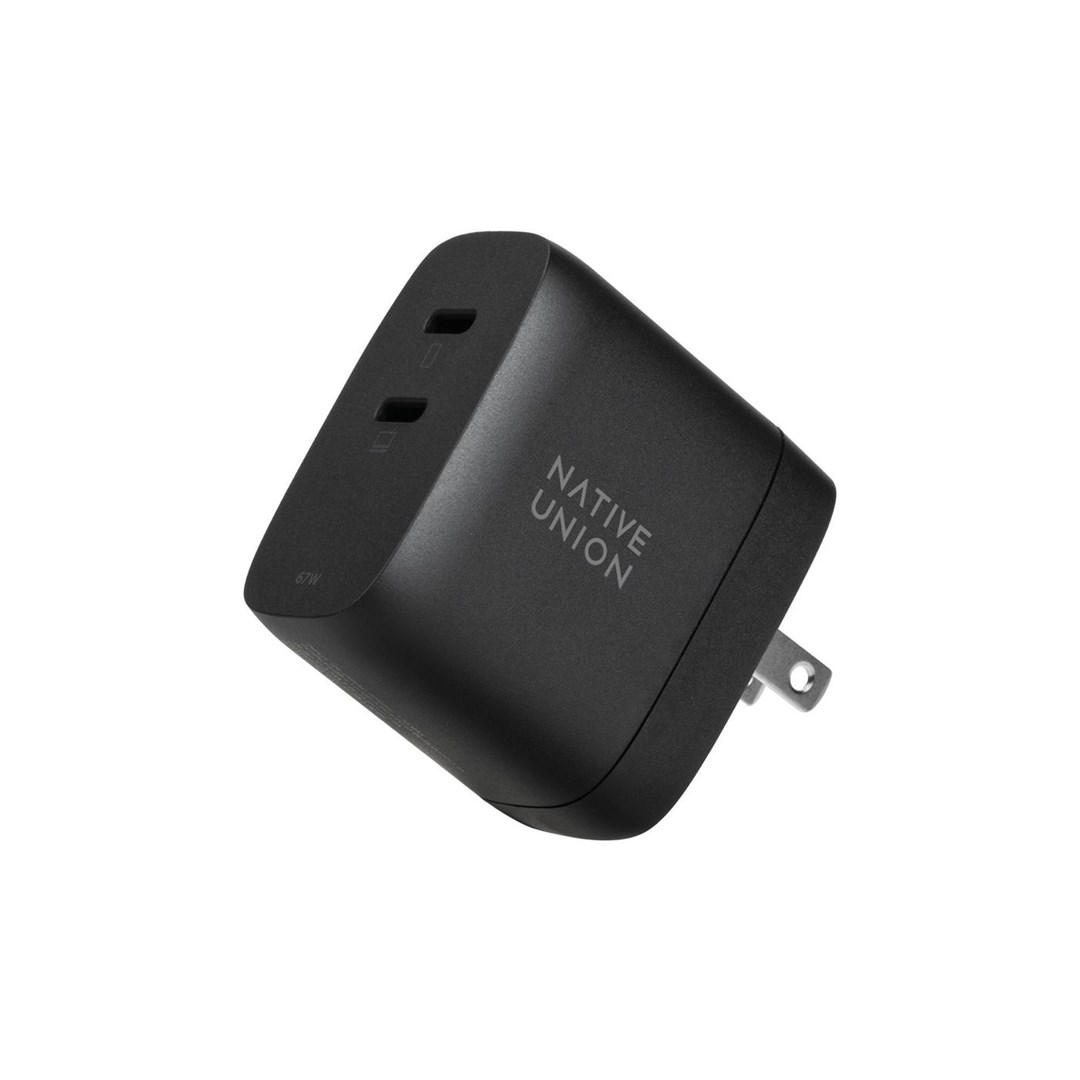Zidni punjač NATIVE UNION Fast GaN Charger PD 67W (2x USB-C, putni adapteri)-9