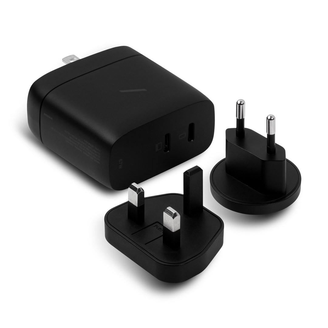 Zidni punjač NATIVE UNION Fast GaN Charger PD 67W (2x USB-C, putni adapteri)-2