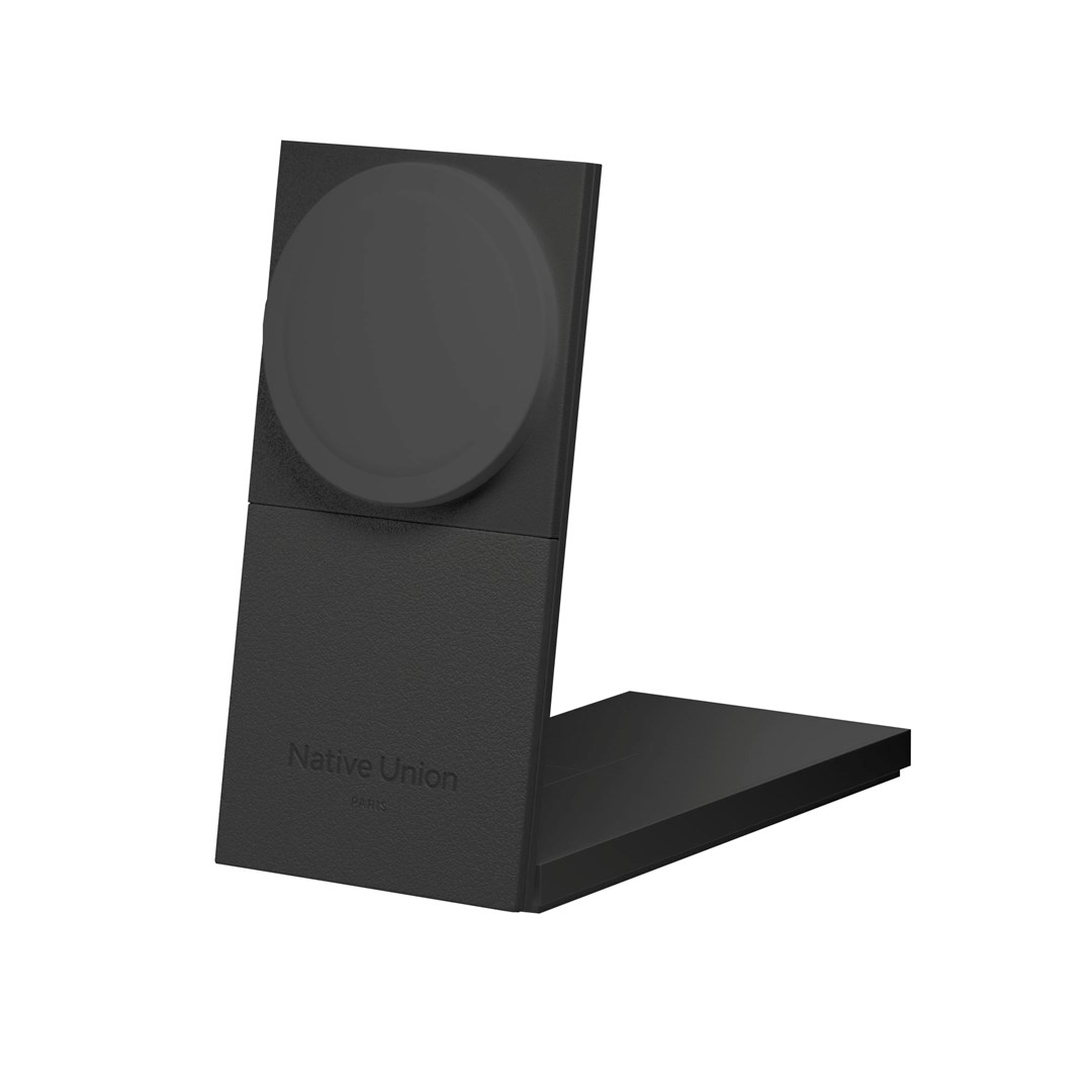 Bežični punjač NATIVE UNION Rise 2-in-1 Qi2 (15W + 5W, odvojivi punjač) crni-0