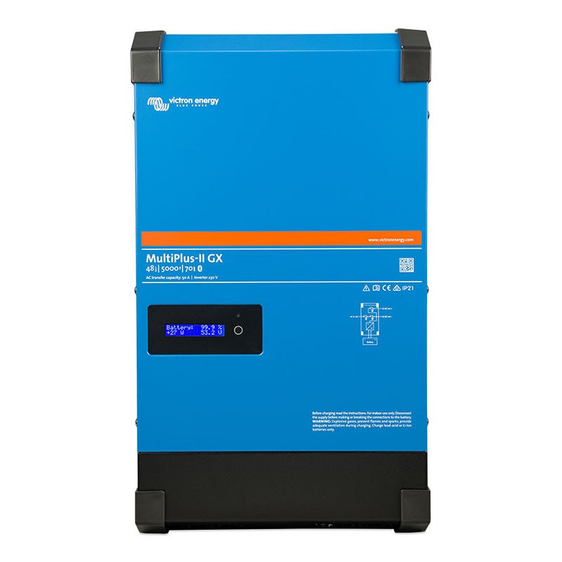 Inverter/Punjač VICTRON ENERGY MultiPlus-II 48/5000/70-50-GX (48V, 5000VA, 70A punjač, GX monitoring)-0