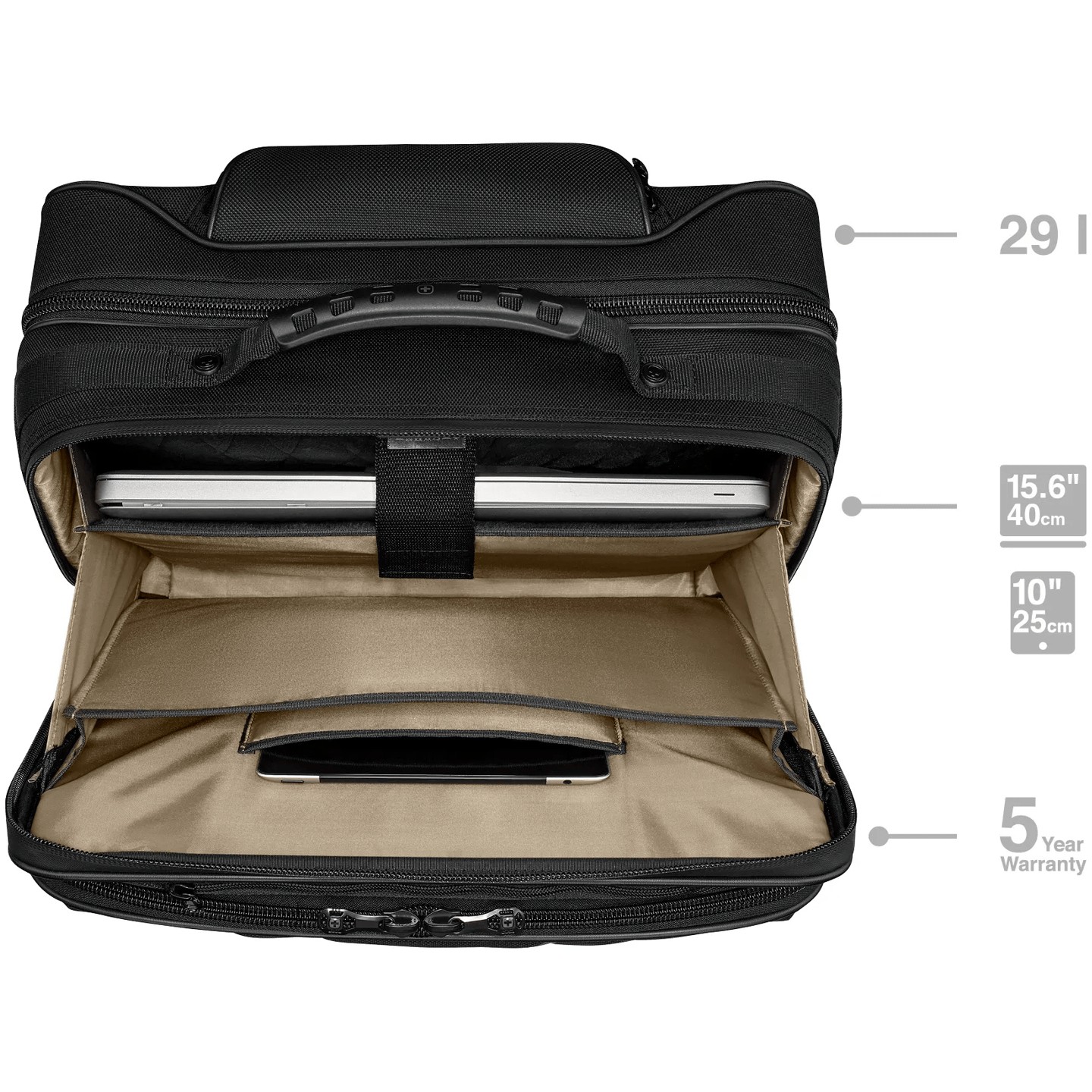 Laptop torba na kotačima WENGER, džep za tablet 15.6"-10