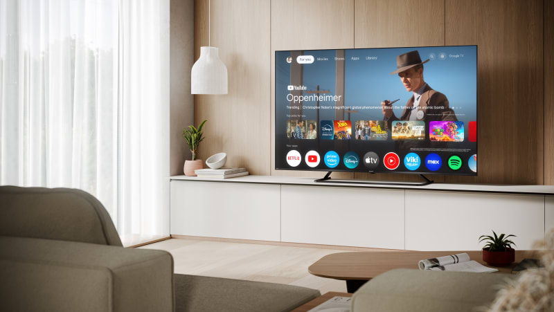 TV SHARP 55HP6265E 55" (QLED 140 cm, 4K UHD, Google TV, Dolby Vision, DVB-T/T2/C/S/S2, crna boja)-1
