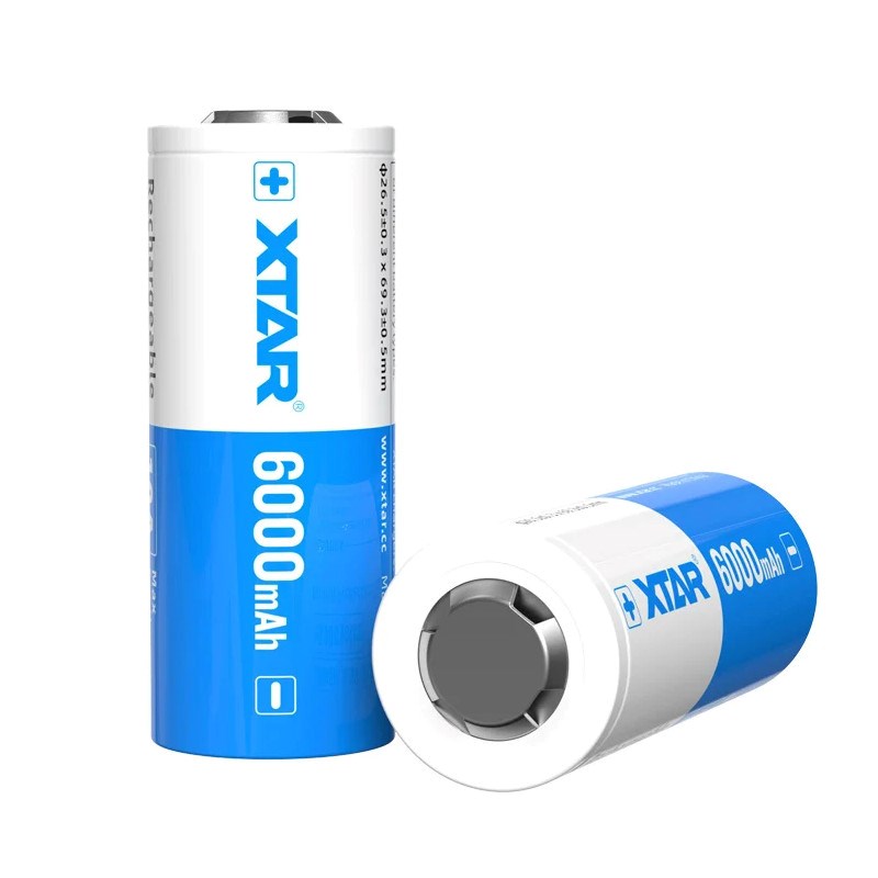 Baterija XTAR 26650 (3,6V, Li-ion, 6000 mAh)-4