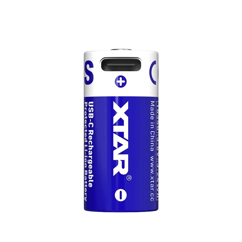 Baterija XTAR 16340 / R-CR123 (3,7V, Li-ion, 900 mAh)