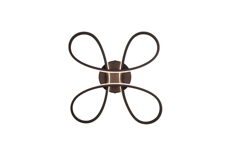 LED svjetlo za strop FLY 40CM 3000K MATT BL