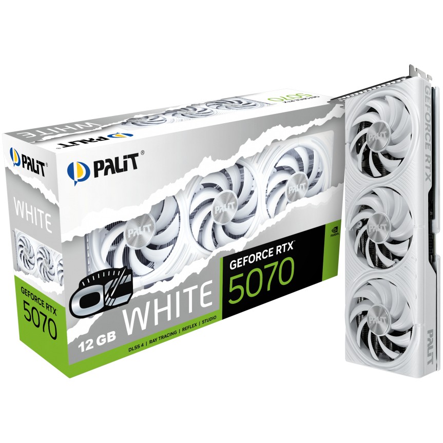 Grafička kartica PALIT RTX5070 WHITE OC (gddr7, pci-express, 12.288 mb)-9