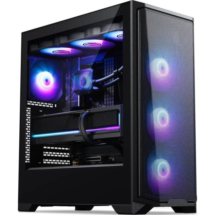 Kućište PHANTEKS ECLIPSE G370A (big tower, atx, m-atx, mini itx, e-atx, ssi-eeb, črna, 3.5" x1, 2.5" x2, 1x usb 3.0, 1x usb-c 3.0, 3x 120mm silent fan, 1x 120mm silent fan opcijsko, do 240mm radiator, do 360mm radiator, dimenzije 465 x 476 x 220mm, težina 6,43kg)-12