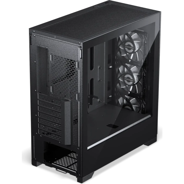 Kućište PHANTEKS ECLIPSE G370A (big tower, atx, m-atx, mini itx, e-atx, ssi-eeb, črna, 3.5" x1, 2.5" x2, 1x usb 3.0, 1x usb-c 3.0, 3x 120mm silent fan, 1x 120mm silent fan opcijsko, do 240mm radiator, do 360mm radiator, dimenzije 465 x 476 x 220mm, težina 6,43kg)-6