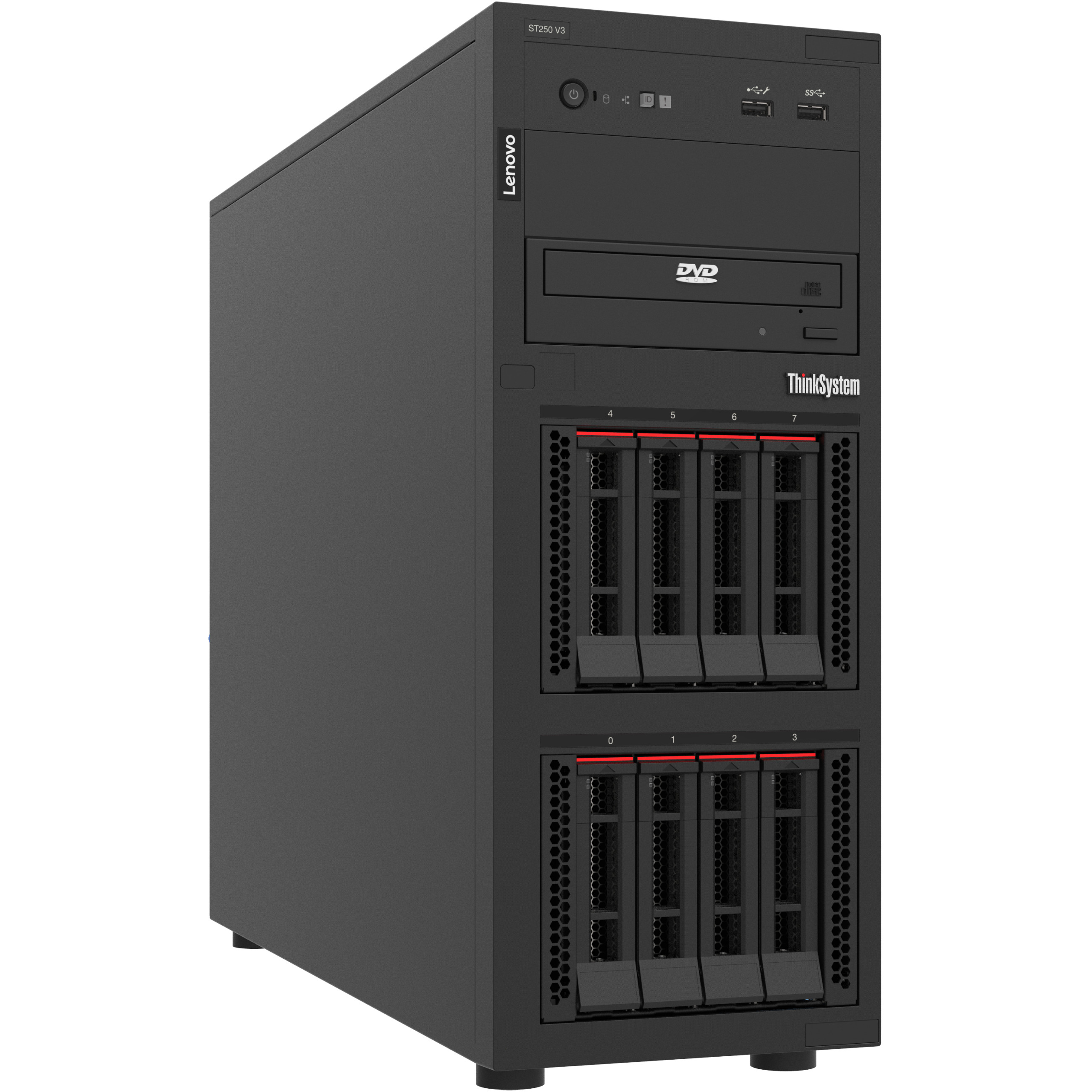 Server LENOVO ThinkSystem ST250 V3 (Intel Xeon 6353P 8C 2.7GHz, 32GB RAM, 2x 960GB SSD, 4U)-3