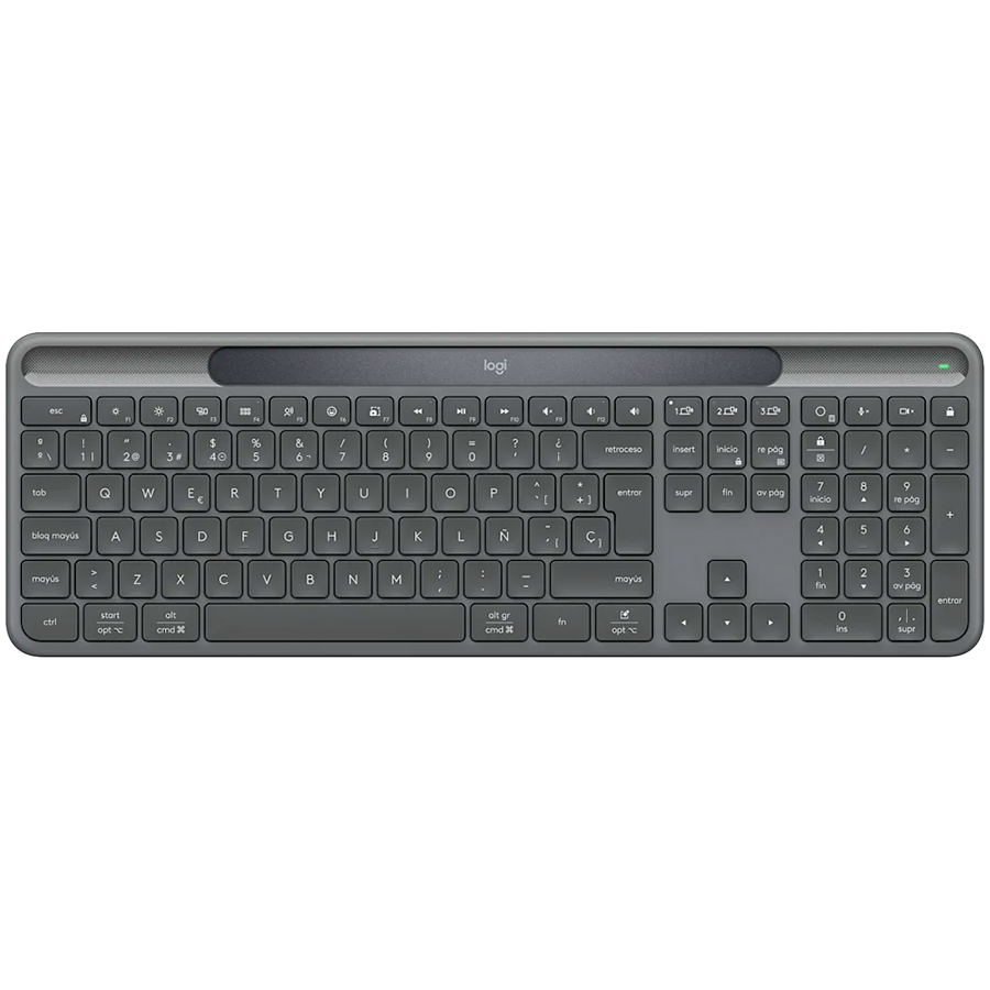Tipkovnica LOGITECH 920-013779 Slim Solar+ for Business, Graphite, US INT'L, 2.4GHZ/BT-0
