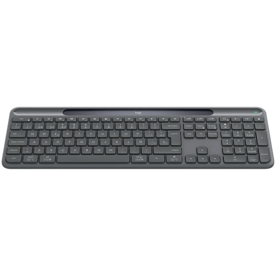 Tipkovnica LOGITECH 920-013779 Slim Solar+ for Business, Graphite, US INT'L, 2.4GHZ/BT-1